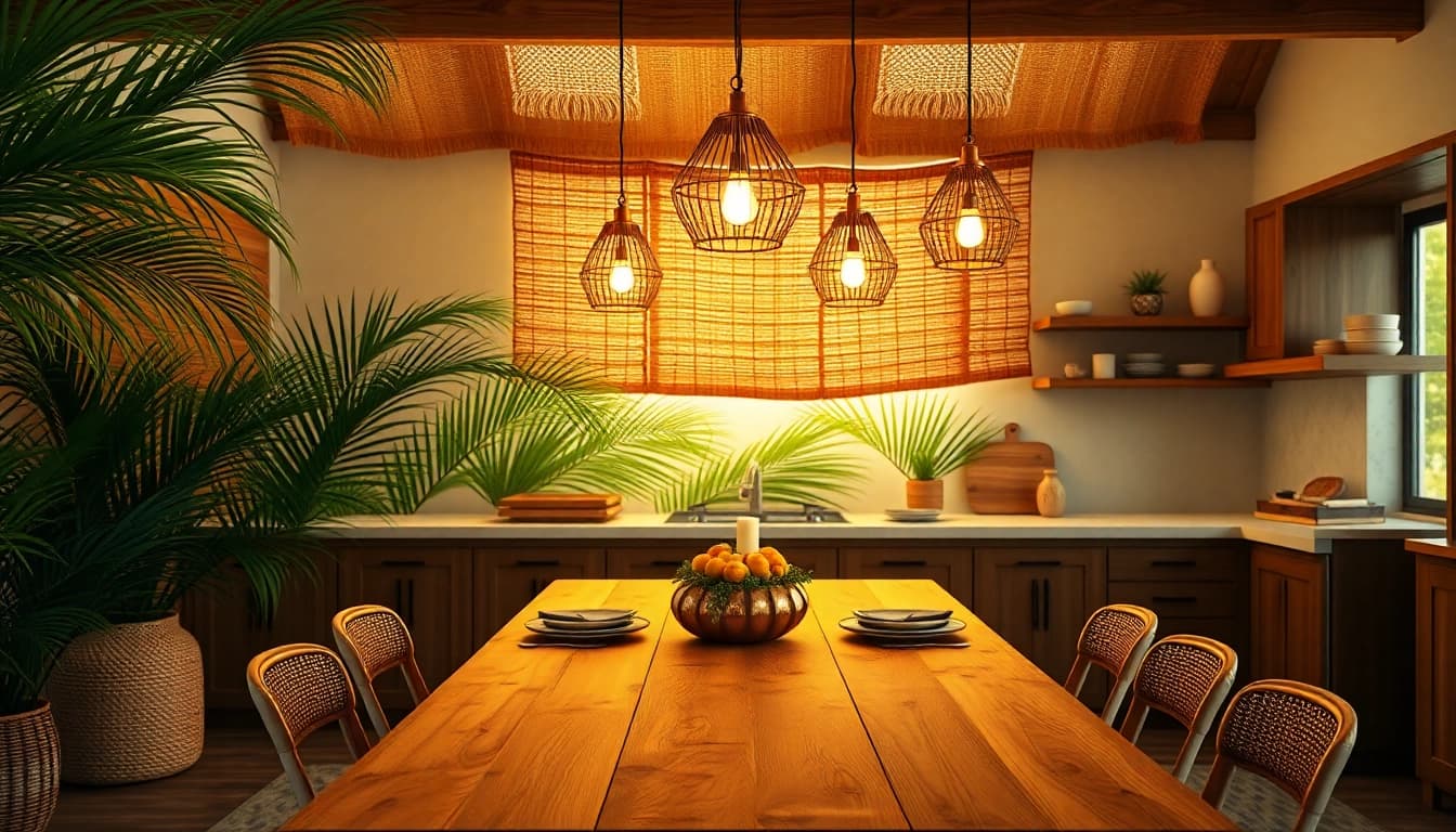 Illuminate your space with stunning island lighting that enhances elegance and warmth.