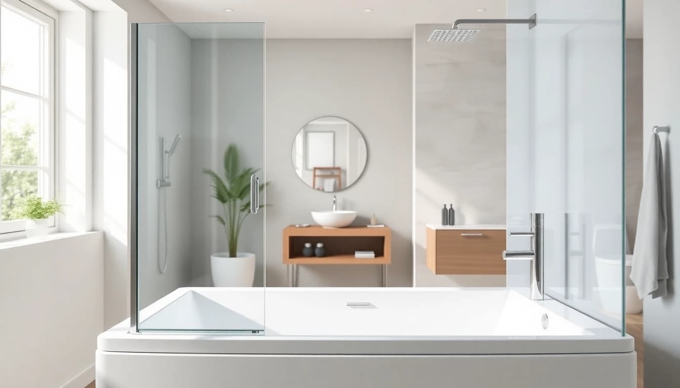 Verschönern Sie Ihr Badezimmer mit der eleganten sonni Duschkabine, die stilvolles Design ausstrahlt.