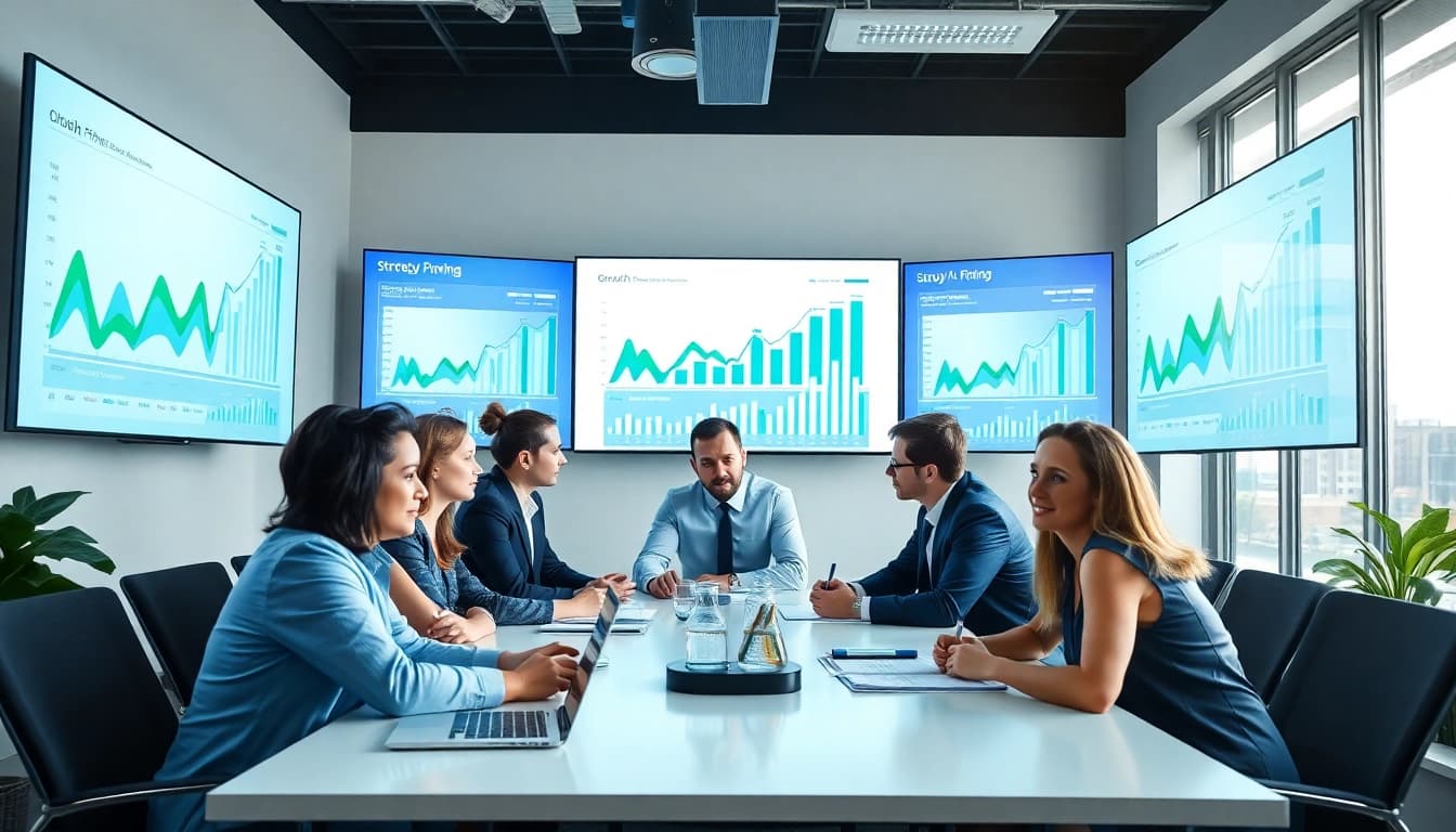 Learn about growth strategy trends during an engaging collaborative meeting.