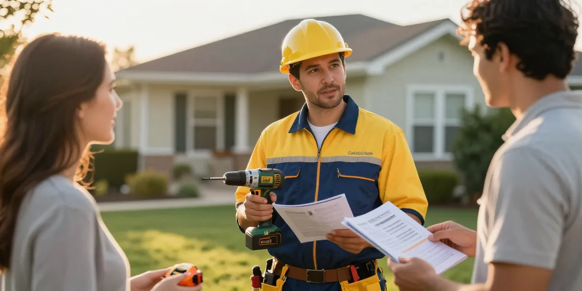 Local SEO for contractors boosts home service connections, showcasing contractor and homeowner collaboration.