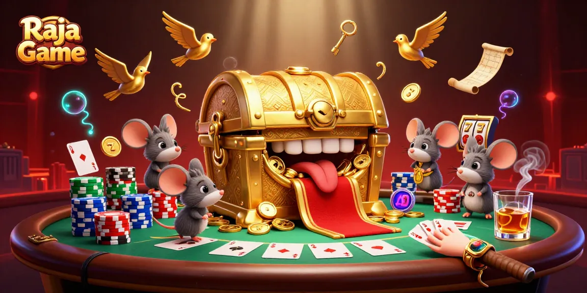 Play exciting games and win with Raja Game, featuring dynamic casino elements and engaging visuals.
