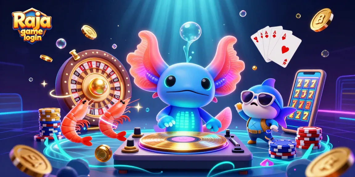 Engage in exciting wins with Raja game login in a vibrant underwater casino scene.