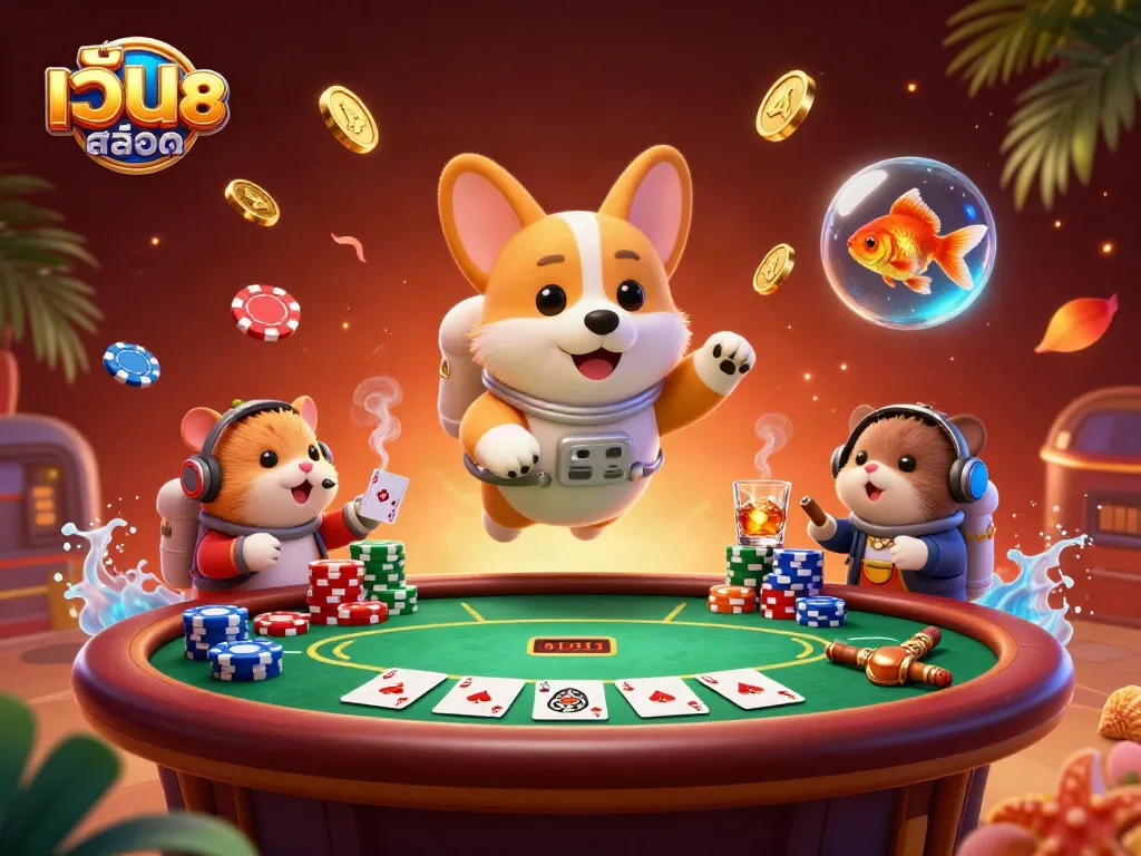 เว็ปสล็อต: การเล่นเกมสล็อตที่เต็มไปด้วยสีสันและบรรยากาศคาสิโนในอวกาศ