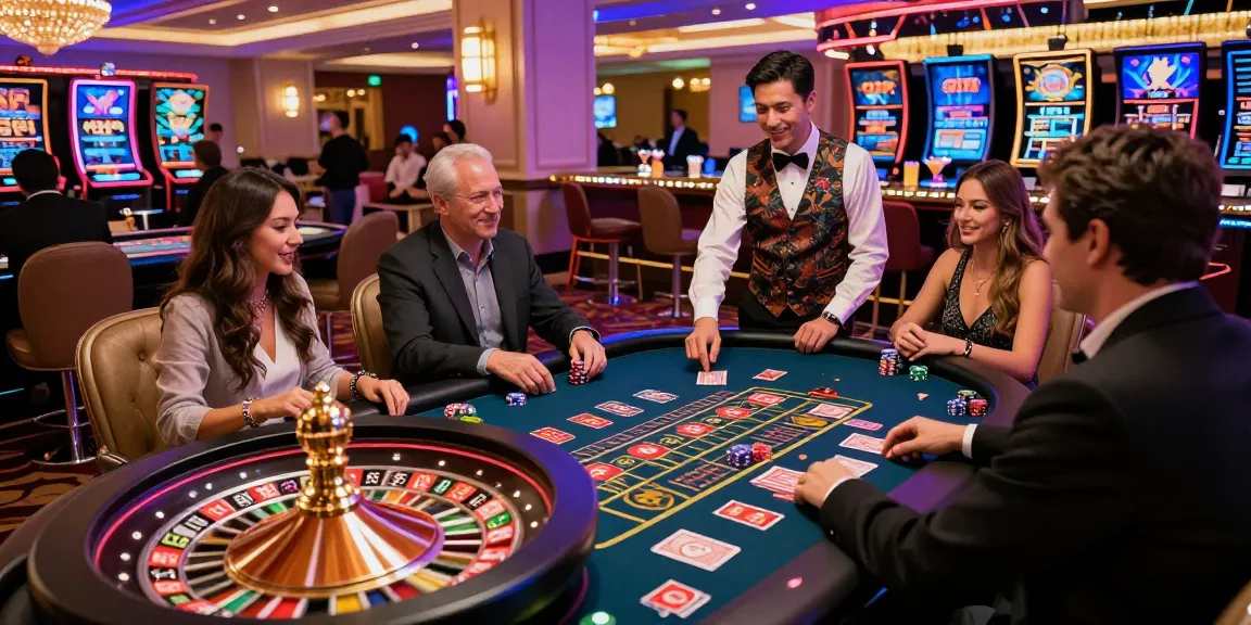 Atmosphère de jeu excitante mettant en valeur meilleur casino en ligne france avec des joueurs engagés à la roulette.