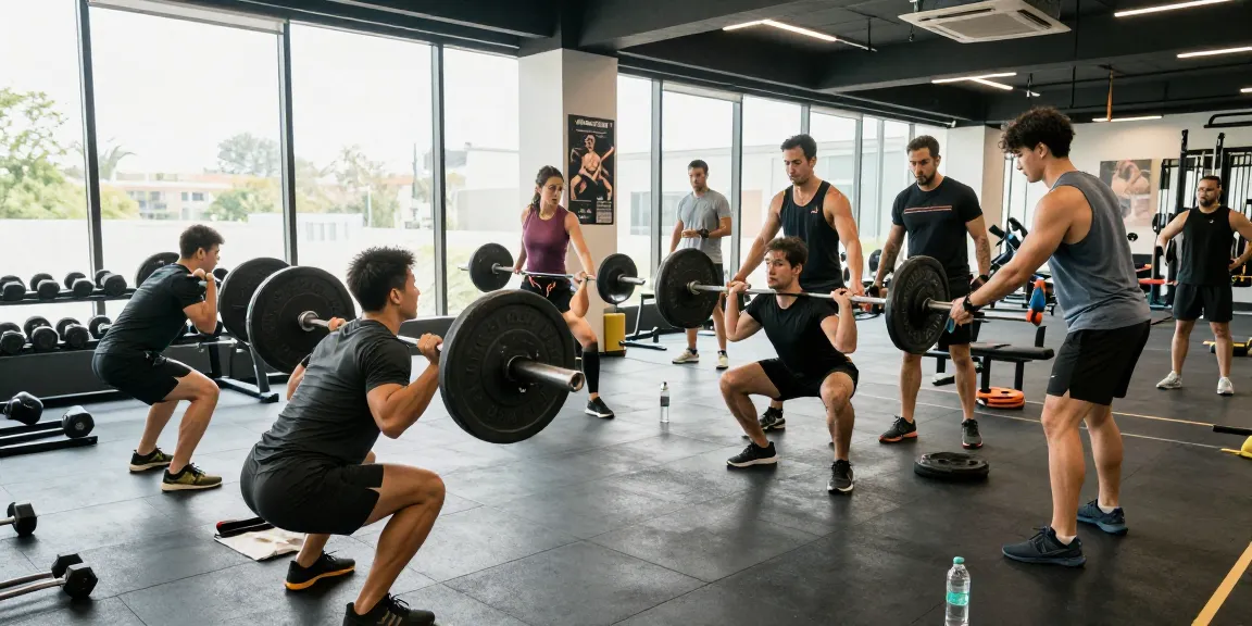 Official Prime Pharma Steroid Shop showcasing athletes lifting weights with motivation and energy in a modern gym.