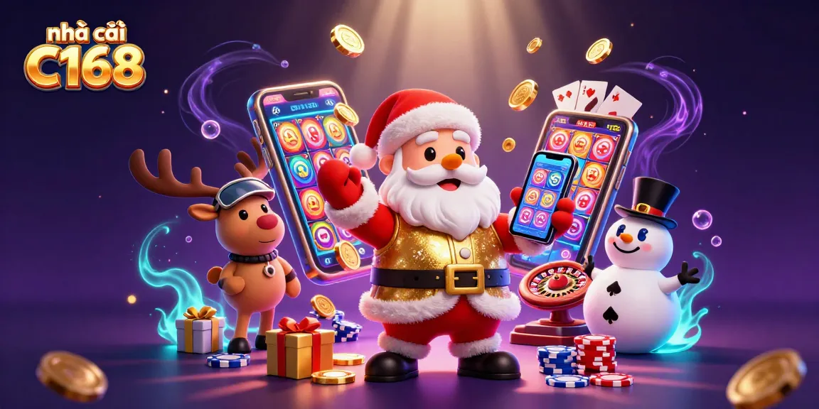 Experience the thrill at nhà cái C168 with festive slots and dynamic casino elements.