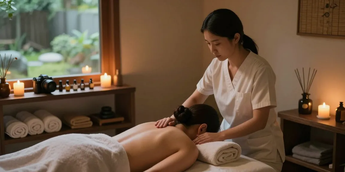 마포출장안마 세션 중인 전문 치료사와 편안한 고객의 모습