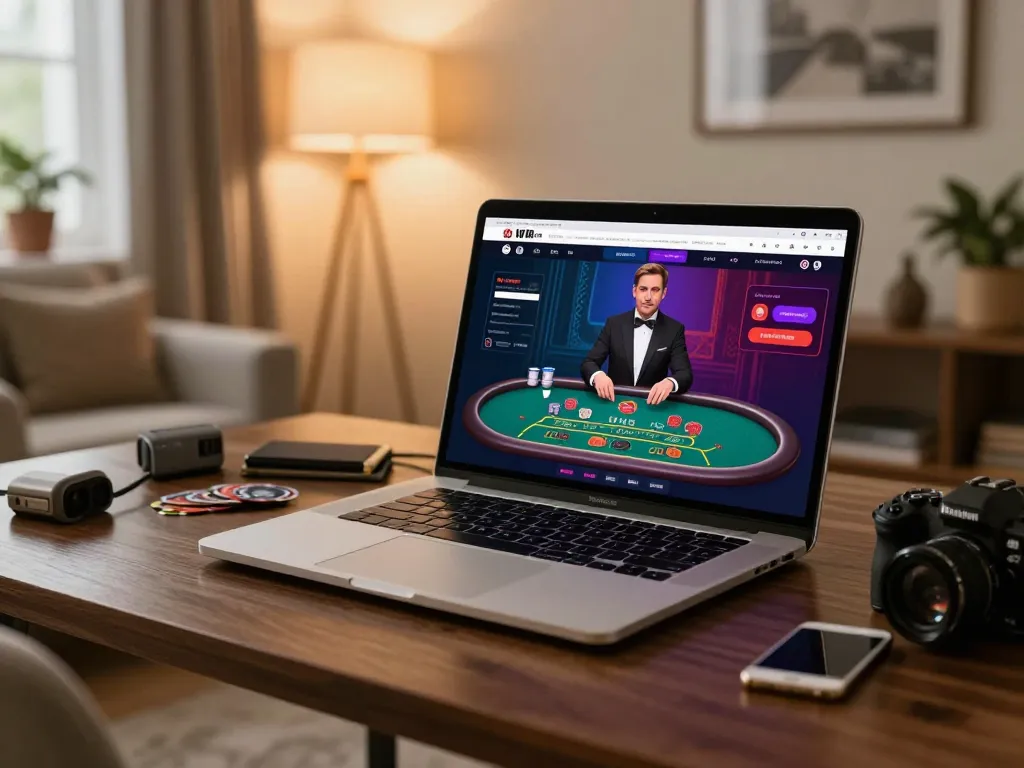 S666 players engaged in live dealer blackjack at home with vibrant interface design