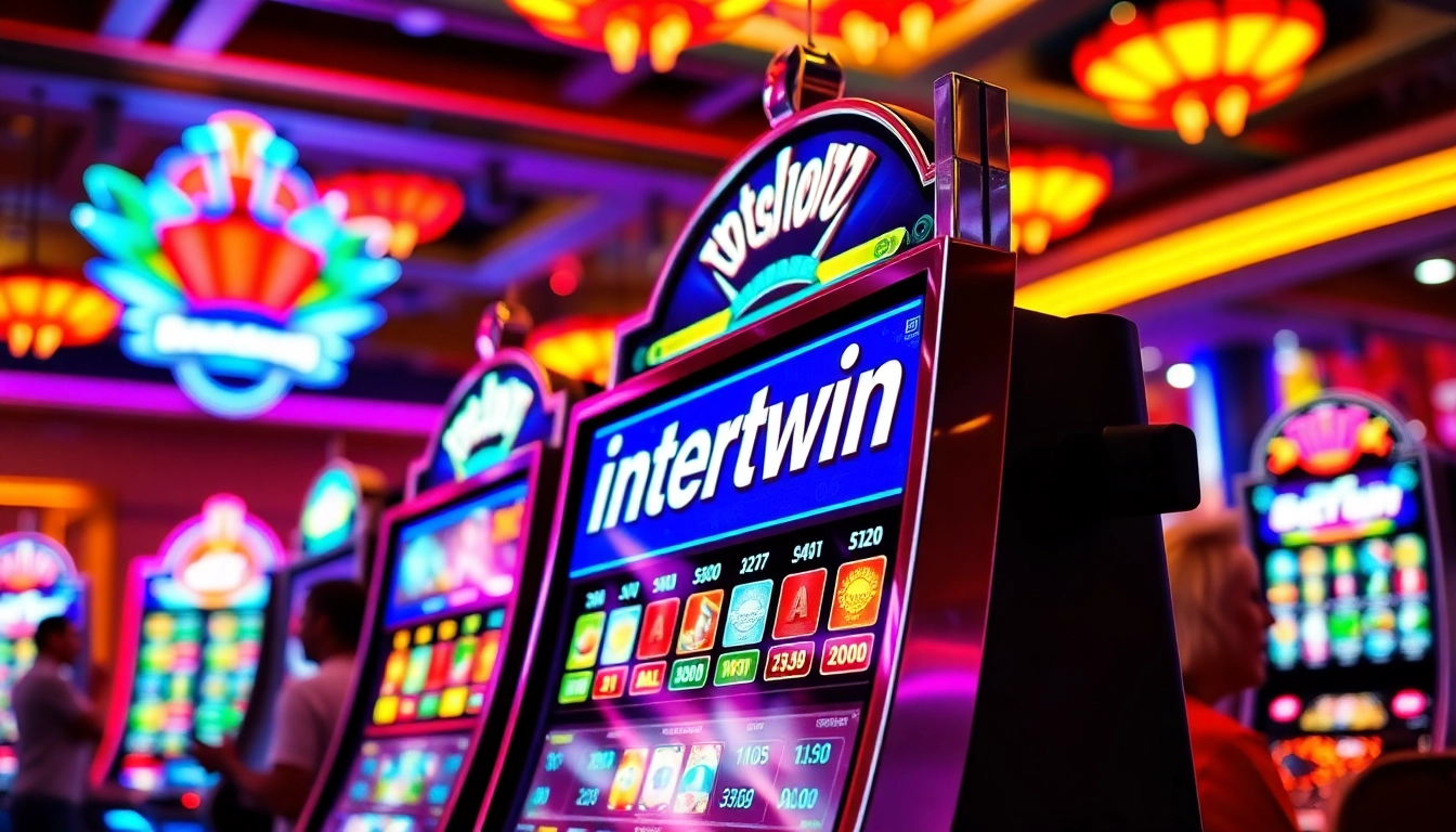 Menangkan permainan slot interwin dengan desain mesin yang menarik di kasino.