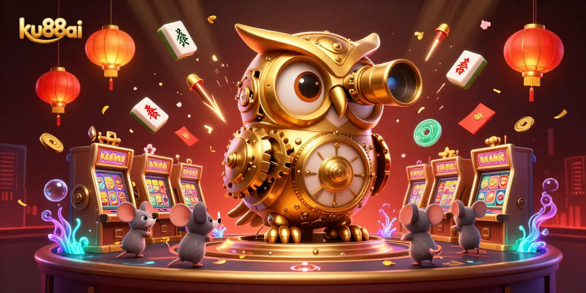 Engage in thrilling casino gameplay at ku88ai with 3D animated characters and vibrant elements.