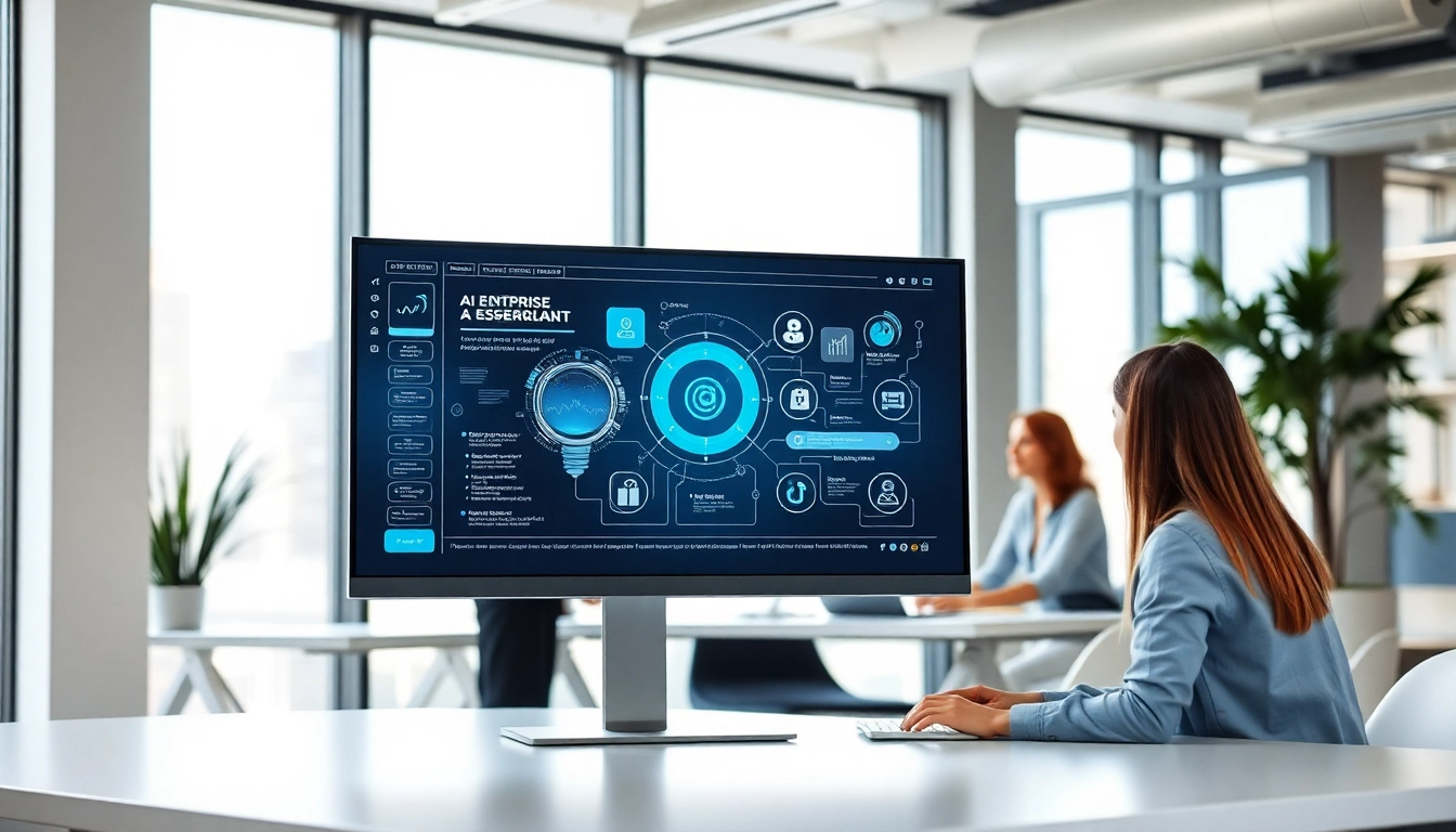 Streamline operations with a professional image showcasing the enterprise assistant platform in action.