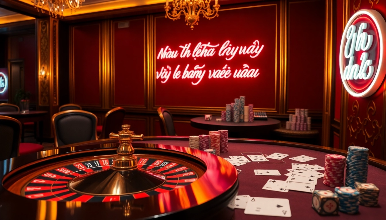 Experience the thrill of gaming with a lavish casino scene featuring strategic elements, inspired by Nếu như vậy bám vào đây.