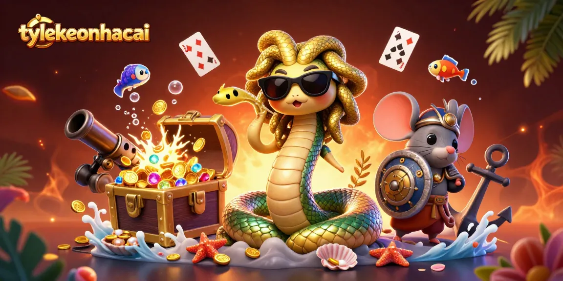 Engage with tylekeonhacai's winning strategies featuring mythical Medusa and treasure chests.