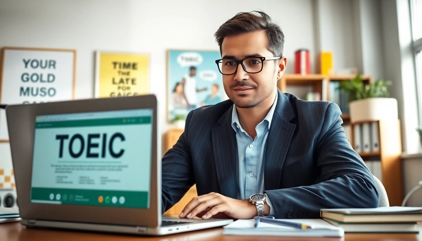 Engaged TOEIC test takers for hire in a virtual interview setting, exemplifying professionalism.