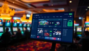 Experience the reliable LC88 Link through a modern online gambling interface showcasing various betting options.