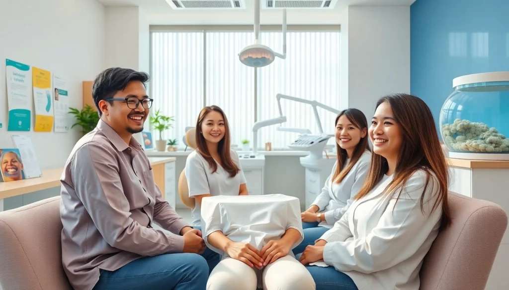 dental implant dentist in cheras providing friendly consultation in a modern clinic