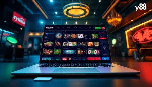 Experience the dynamic world of online gaming with fly88 đăng nhập on a sleek digital dashboard.