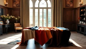 Bekijk de luxe gordijnstof in diverse kleuren en texturen, perfect voor elke interieurstijl.