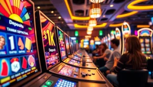 Slot deposit 1k menarik perhatian pemain dengan tampilan mesin slot dan promosi yang menggoda.