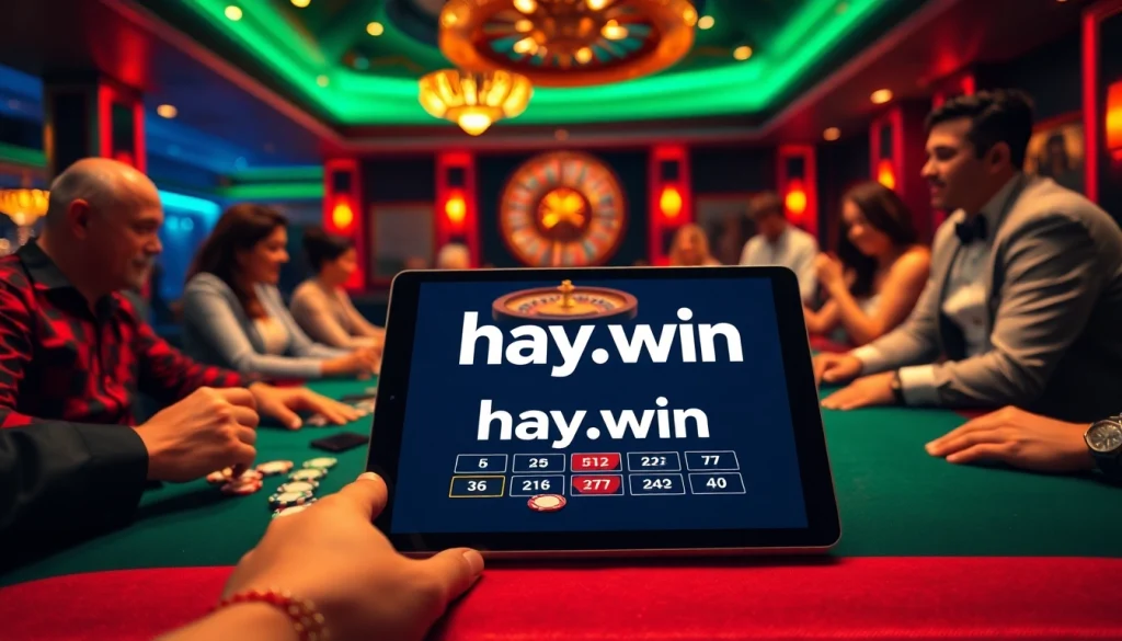 Experience excitement at the hay.win casino with vibrant poker tables and thrilling gameplay.