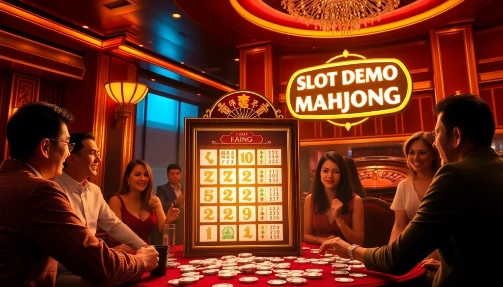 Rasakan sensasi permainan slot demo Mahjong dalam suasana kasino mewah.
