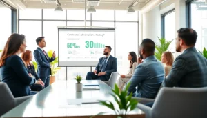 Engaged professionals in construction advocacy carolinas meeting showcasing collaboration and discussion.