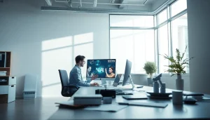 Innovative workspace showcasing NSFW AI image generation technology in action.