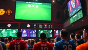 View of football statistics dashboard featuring ตารางพรีเมียร์ลีก and vibrant team elements.