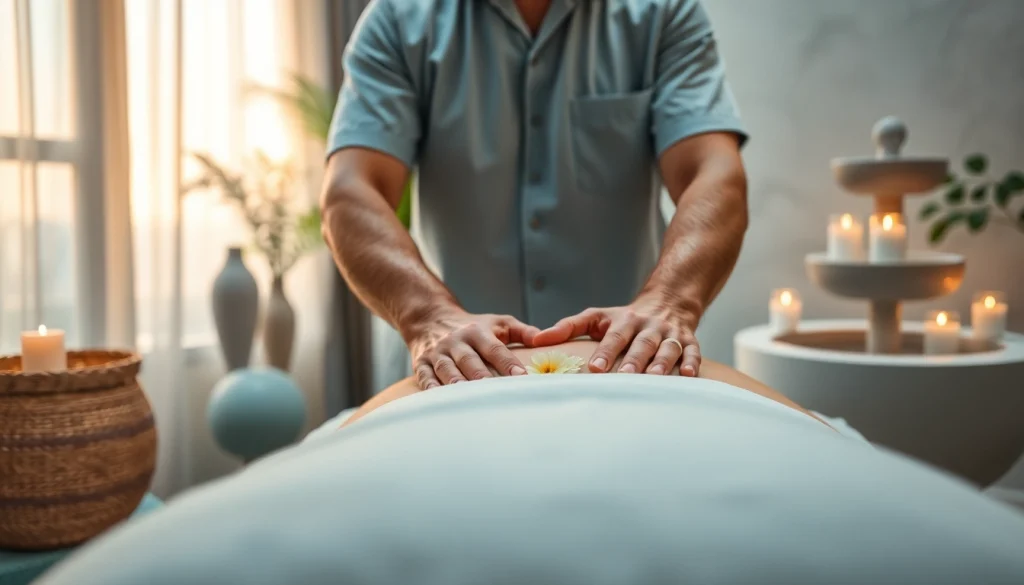 평화로운 스파 환경에서 전문 치료사와의 편안한 속초마사지 세션.