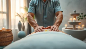 평화로운 스파 환경에서 전문 치료사와의 편안한 속초마사지 세션.