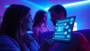 Explore a captivating AI chatbot interface, showcasing the best nsfw ai chatbots with customizable avatars and interactive elements.