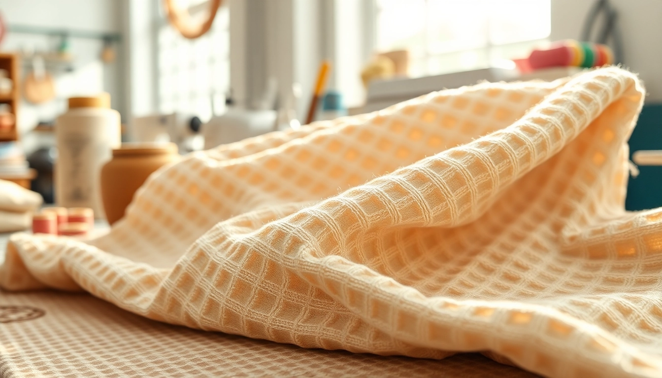 De veelzijdigheid van wafel katoenen stof in creatieve projecten