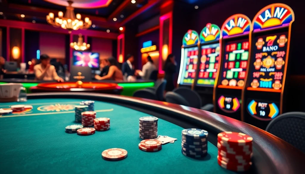 Vivez l'excitation du casino en ligne Français avec des tables de poker vibrantes et de la roulette.