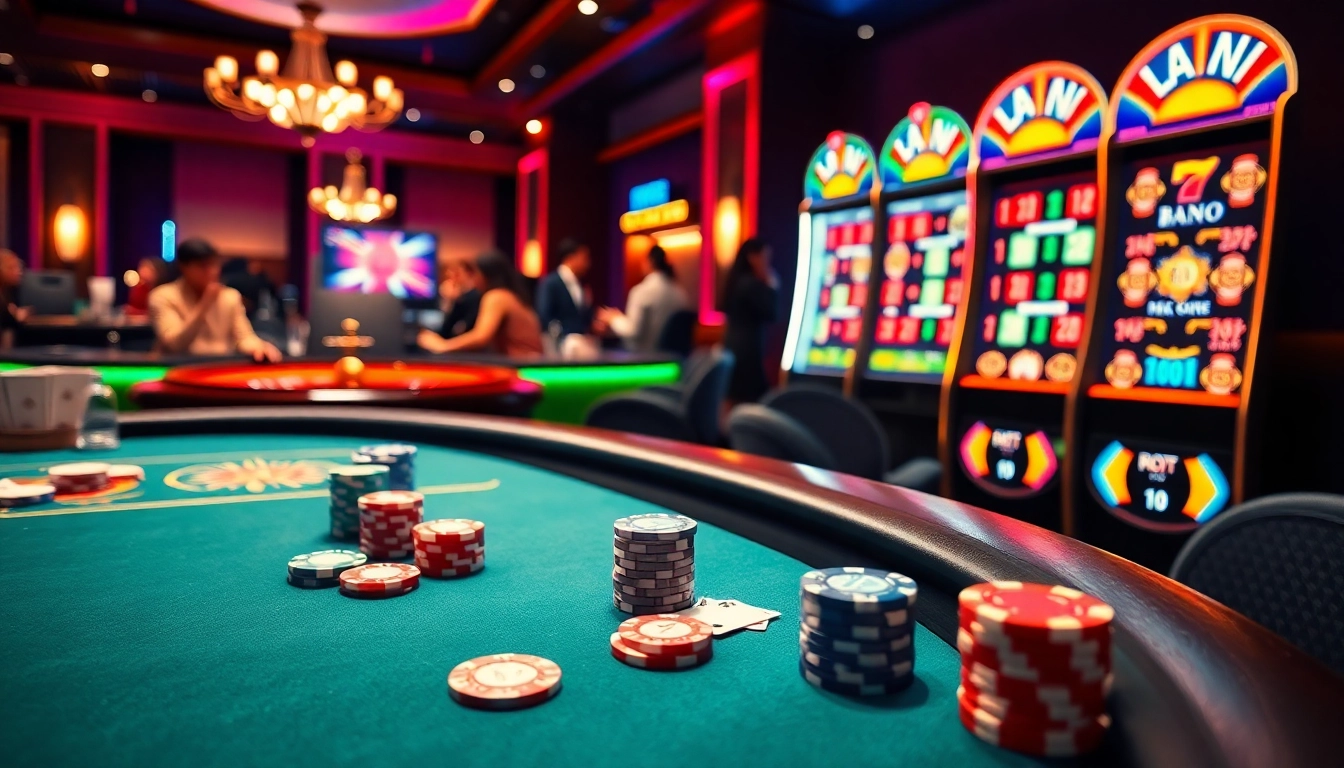 Vivez l'excitation du casino en ligne Français avec des tables de poker vibrantes et de la roulette.
