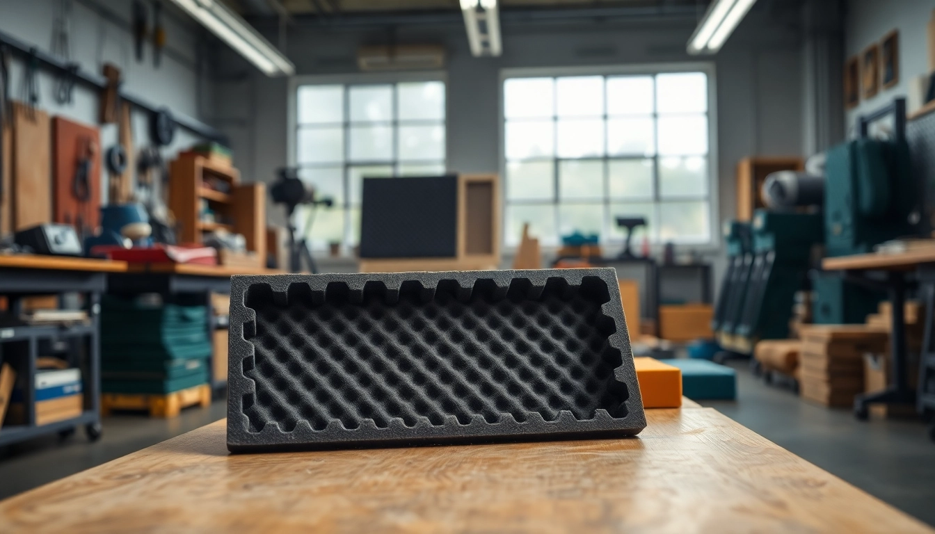 Customize your rifle with unique foam for rifle case inserts, showcasing variety in shape and color.