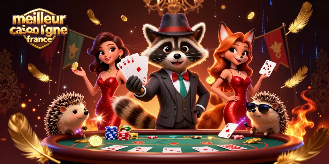 Participez à l'action au meilleur casino en ligne France avec des personnages charmants dans un affrontement de poker.